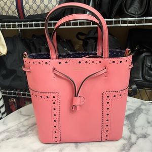 Tory Burch | Block-T Brogue Mini Drawstring Tote Bag